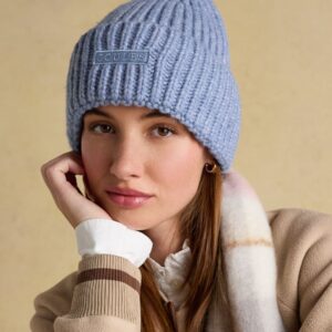Joules Rosa Blue Beanie Hat