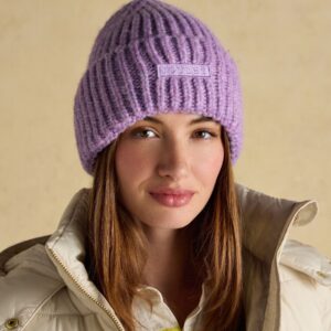 Joules Rosa Purple Beanie Hat