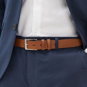 Tan Brown Leather Belt